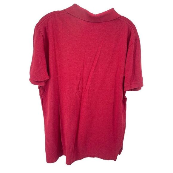 Polo Ralph Lauren Mens Polo Shirt 100% Cotton Logo Short Sleeve Large Red - Picture 2 of 8